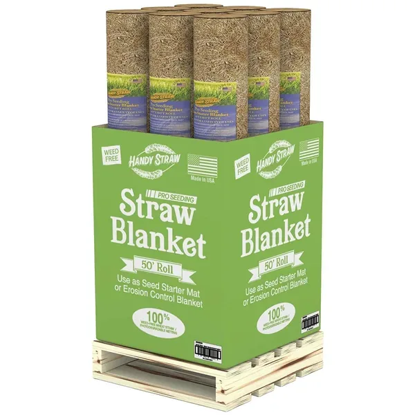 Handy Straw 4x50' Straw Blanket — Case of 9 - Image 2
