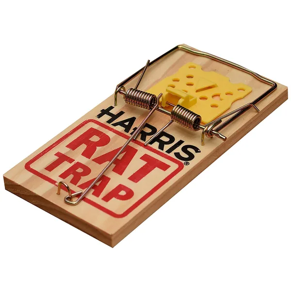 Harris 1pk Wooden Rat Trap Reusable