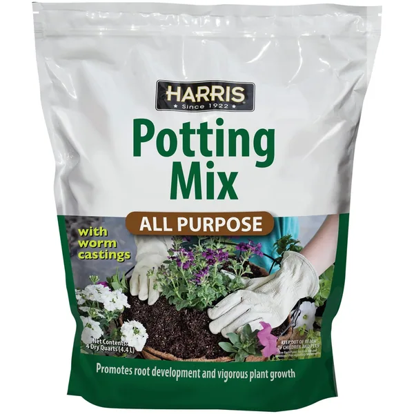 P F Harris Manufacturing Harris 4qt Dry All Purpose Potting Soil