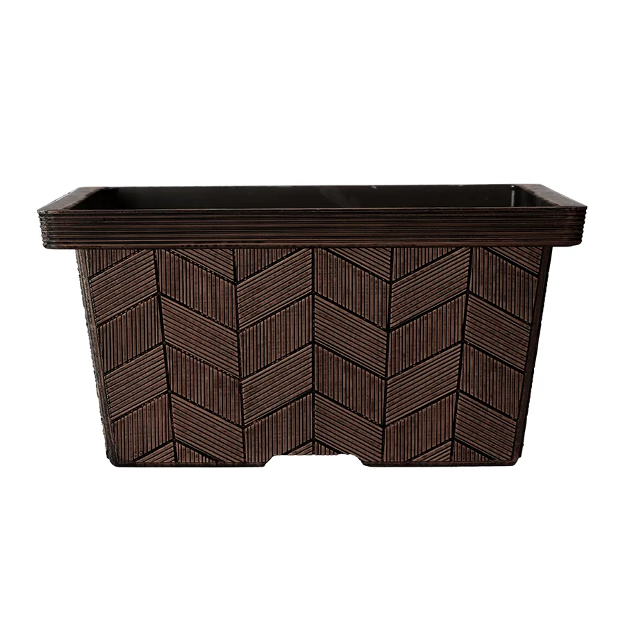 HC 14" Borden Square Garden Box Maple - Image 2