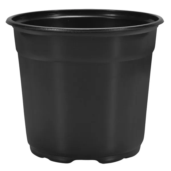 HC Companies DILLEN 15CM ROUND SHORT COEX POT BLACK,, 6"x4.25", 1.3qt (Case of 680)