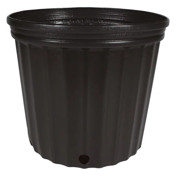 HC Dillen 3G Nursery Pot, Blow Molded, Heavy, True 3 Gallon, Black, 3.00Gal, 3Gallon
