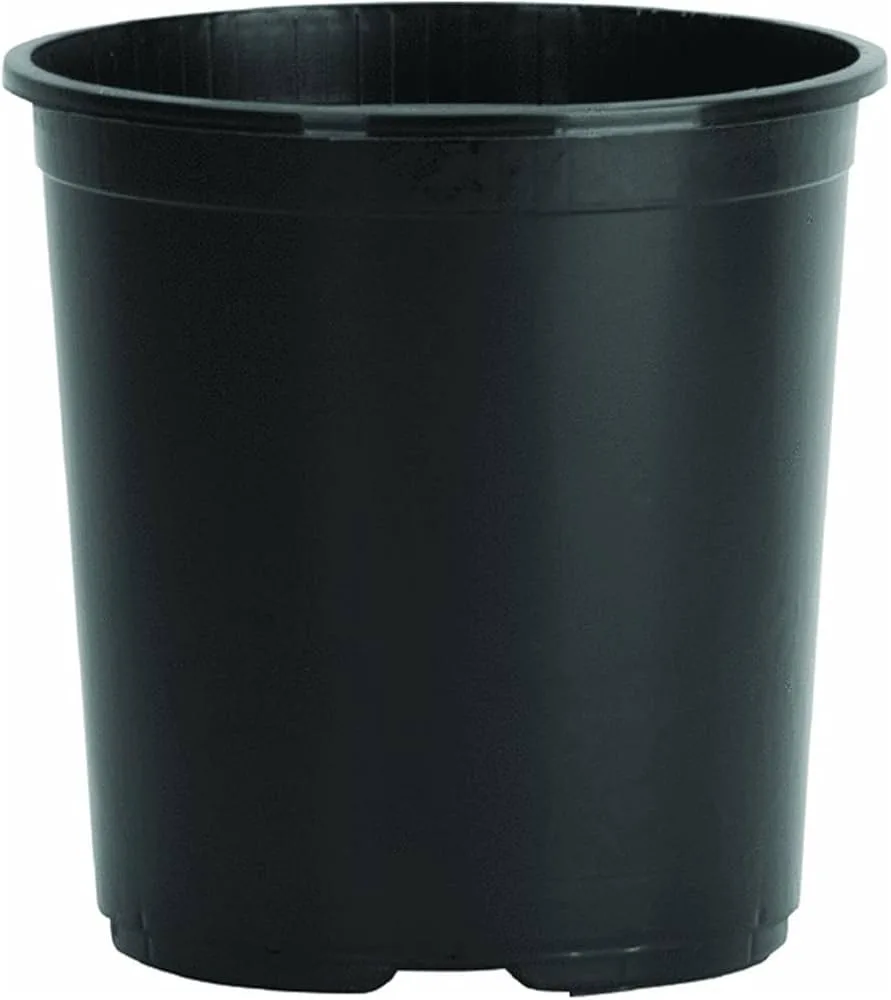HC Dillen Elite 1200 Squat Nursery Pot, Blow Molded, Trade 3 Gallon, Black, 2.50Gal, 3Gallon - Image 3
