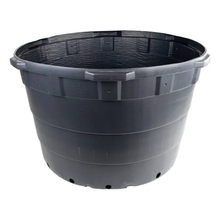 HC Dillen Elite 2000 Nursery Pot, Blow Molded, Trade 5 Gallon, Black, 3.90Gal
