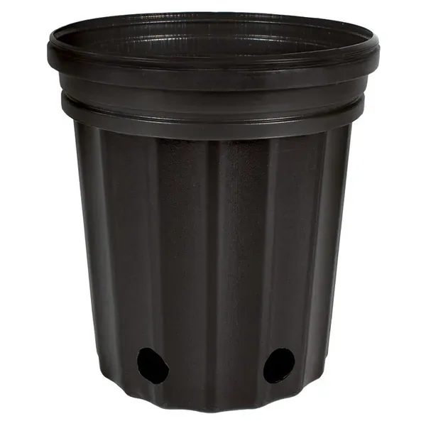 HC Dillen Elite 400 Nursery Pot, Blow Molded, Trade 1 Gallon, True, Black, 1.00 Gal, 1Gallon