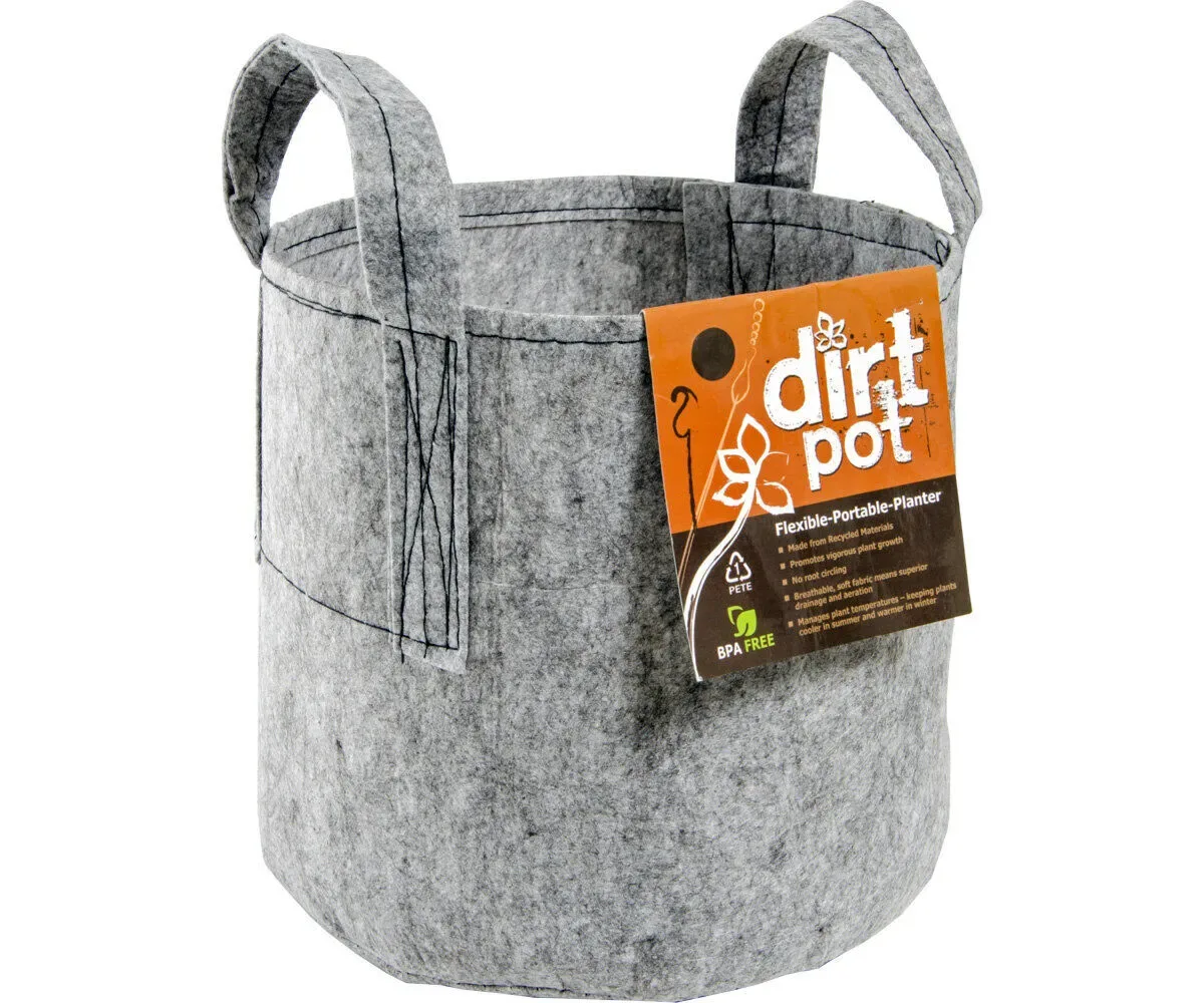 HC Dillen Whiteridge 7 Gal 4 Handle Nursery Pot, Blow Molded, Trade 7 Gallon, Black, 6.49Gal, 7Gallon - Image 3