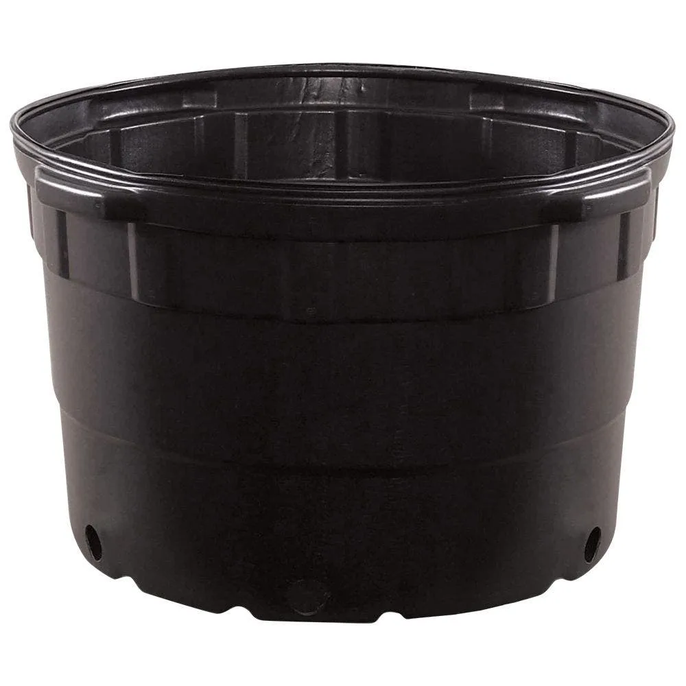 HC Dillen Whiteridge BM 10 Squat Nursery Pot, Blow Molded, Trade 10 Gallon, Black 9.72Gal, 10Gallon - Image 3