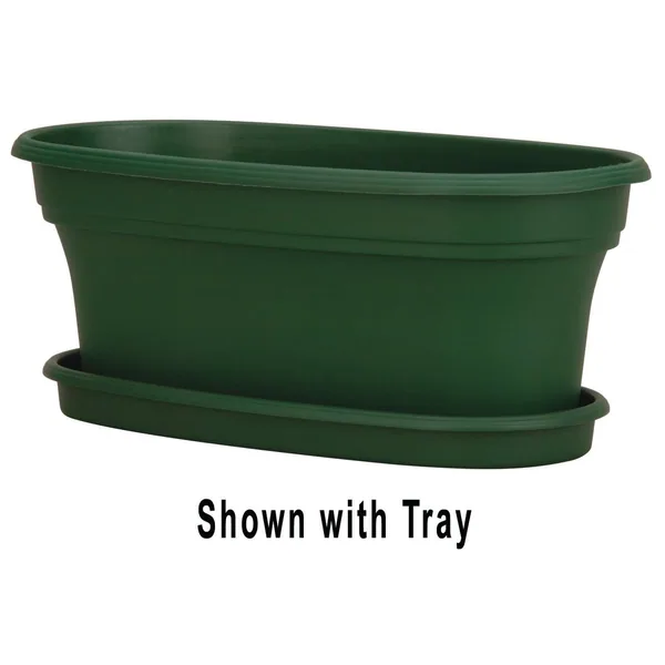 HC Panterra Oval Planter Green Akro Mils - Image 2