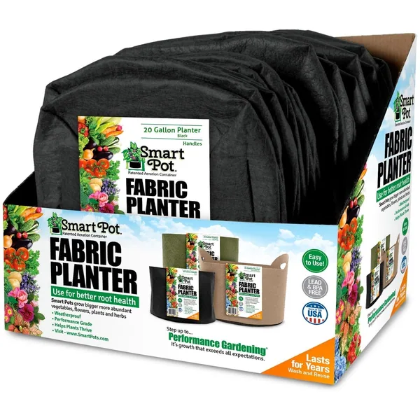 High Caliper Growing Smart Pot 20gal Tomato & Melon Grower With Display Box