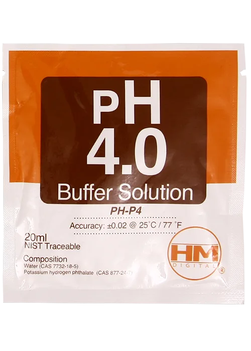 Hm Digital, HM Digital pH 4.0 buffer solution - 20 packets of 20 ml - Image 2