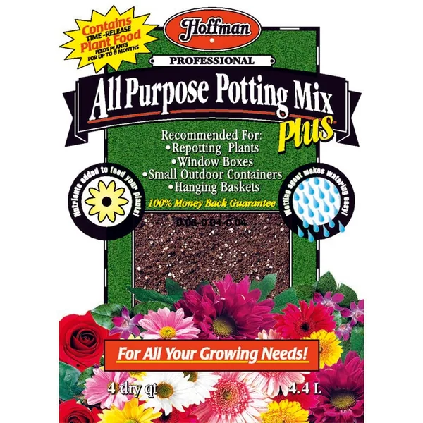 Hoffman 4qt All Purpose Potting Mix Plus