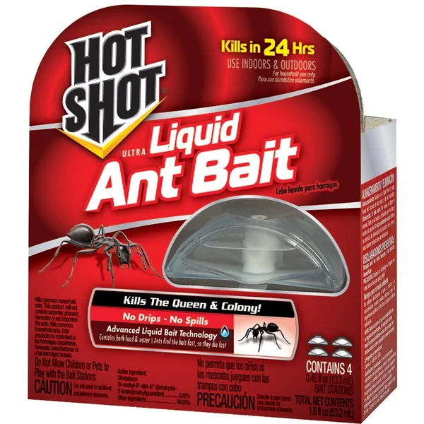 Hot Shot 4ct Mini Ultra Liquid Ant Bait
