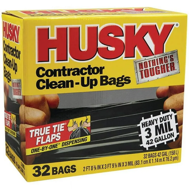 Husky 42GAL Contractor Bag 32CT - Image 2