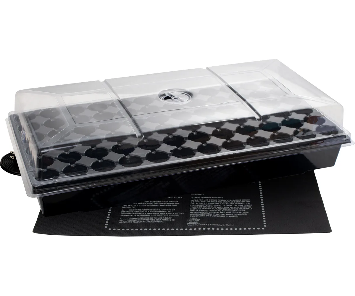 Hydrofarm, HDF Germination Station w/Heat Mat 72 Cell 2" Dome