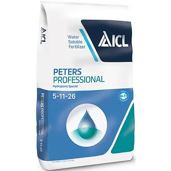 ICL Specialty Fertilizers ICL Peters 5-11-26 Hydroponic 25Lb