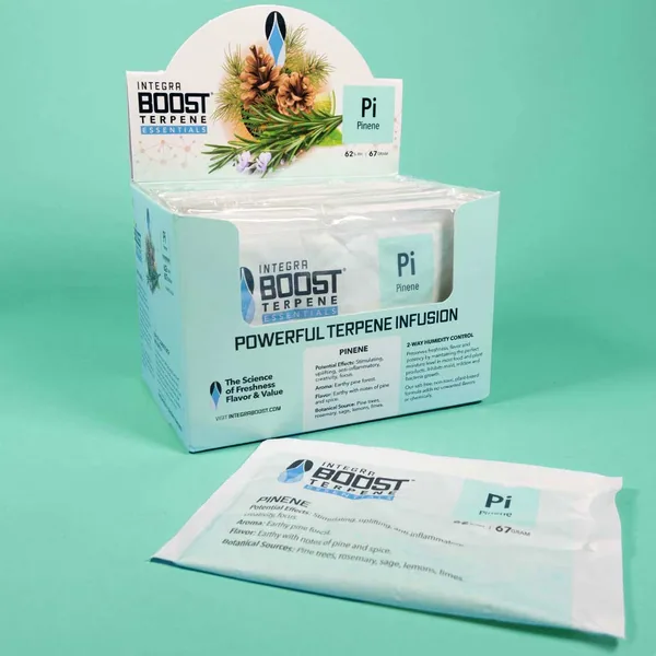 Integra Boost Terpene Essentials: Pinene 67g at 62% RH (12pcs/Box)