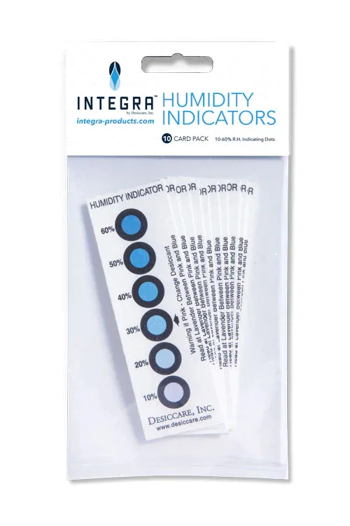 Integra Specialty Products Desiccare / Integra Humidity Cards 10%-60% 10Pk - Image 2