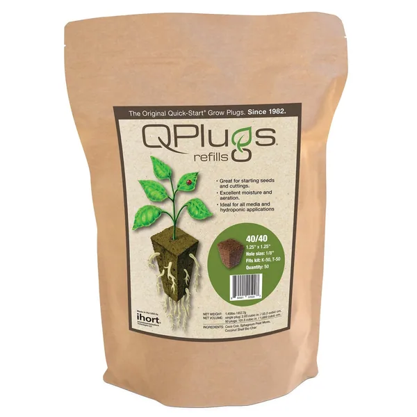 International Horticultural IHT Qplug 40/40 50ct Refill Bag