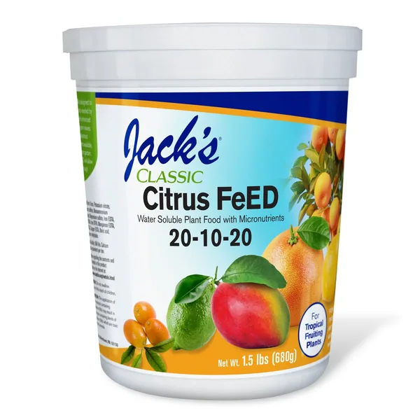 Jacks Classic 1.5 lbs Citrus Food 20-10-20 Fertilizer