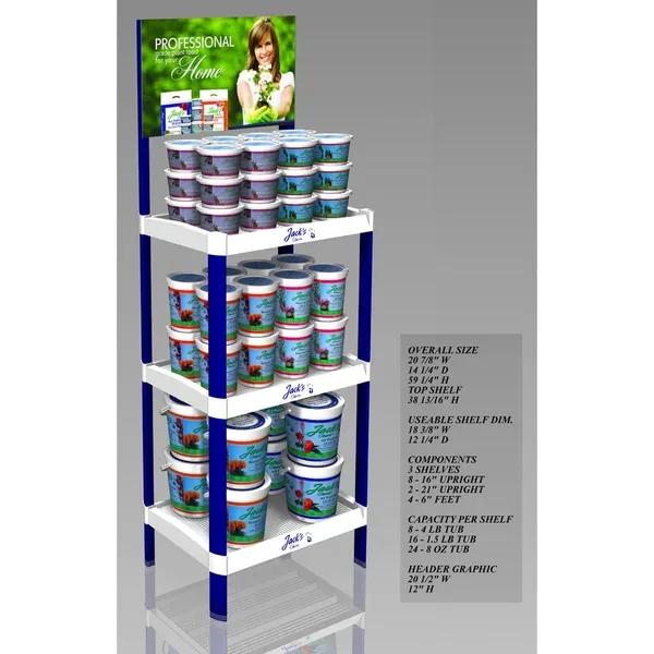 Jacks Classic 228pc Blue Rack Assortment - Image 2