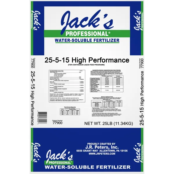 Jacks Prof Hi Performance 25-5-15 25Lb