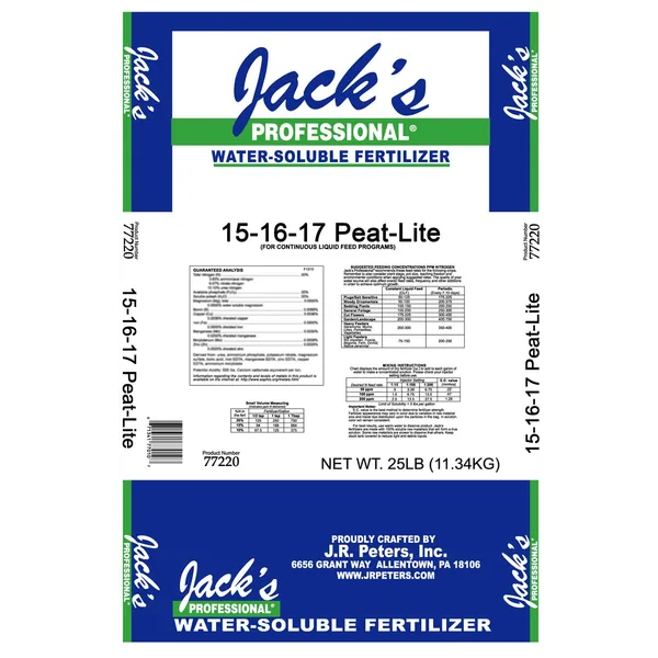 Jacks Prof Peat-Lite 15-16-17 25Lb