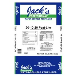 Jacks Prof Peat Lite 20-10-20 25Lb
