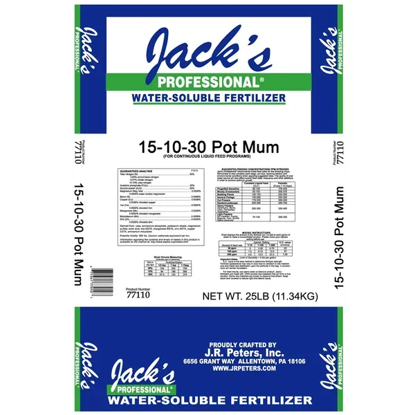 Jacks Prof Pot Mum 15-10-30 25Lb - Image 2