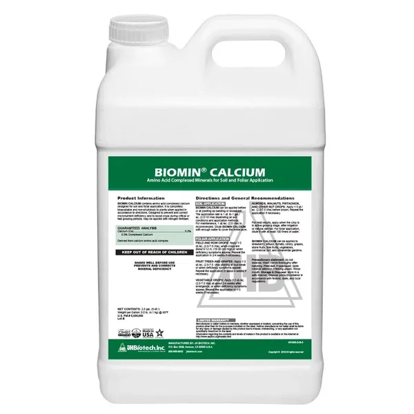 JH Biotech, JH Biomin Calcium 5% 2.5Gl OMRI — Case of 2 - Image 2