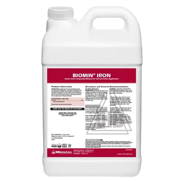 JH Biotech, JH Biomin Iron 5% Fe 2.5Gl OMRI — Case of 2 - Image 2