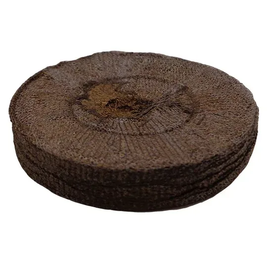 Jiffy J7 Organic 4x43 Peat Pellets 6mm Indent With Pin Hole 3/8" — Case of 1000 - Image 2