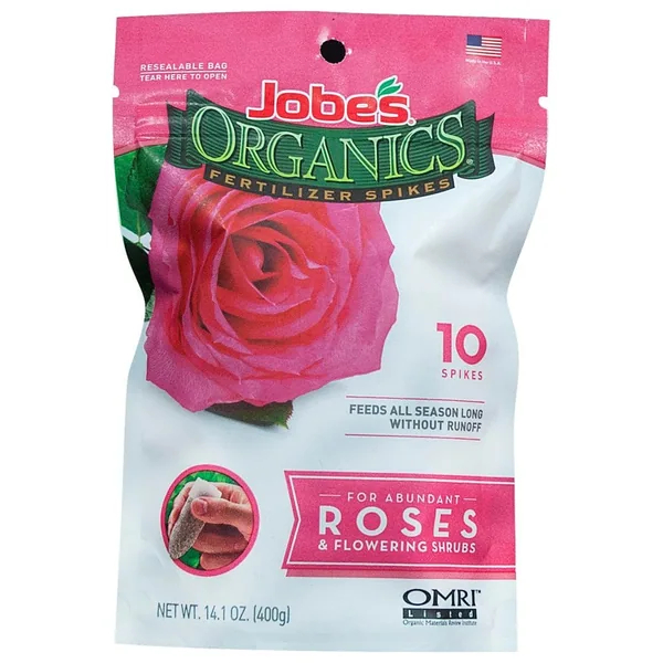 Jobe's Jobes 10ct Organic Rose & Flower Fertilizer Spikes