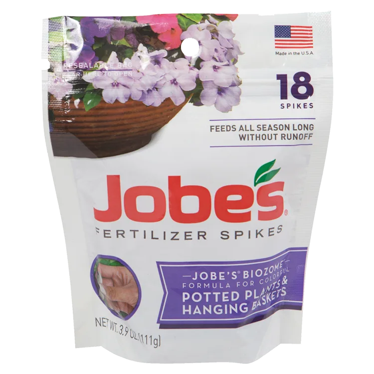 Jobes 18ct Potted Plant & Hanging Basket Spikes