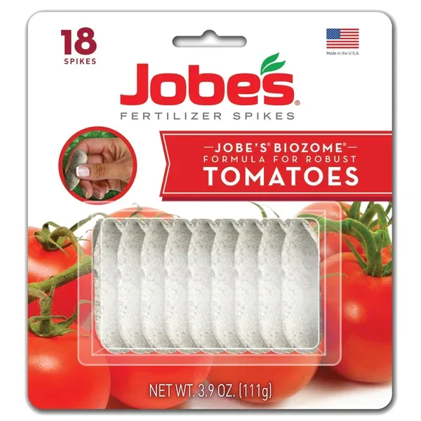 Jobes 18ct Tomato Fertilizer Spikes Blister Pack - Image 2