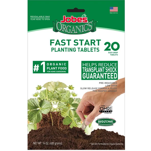 Jobes 20ct Organic Plant Food Tablets