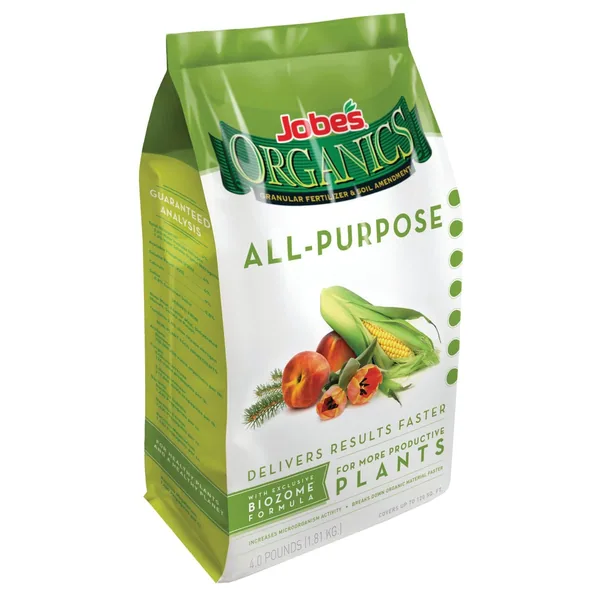 Jobes 4 lbs Organic All Purpose Fertilizer