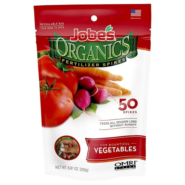 Jobes 50ct Organic Vegetable Fertilizer Spikes - Image 2