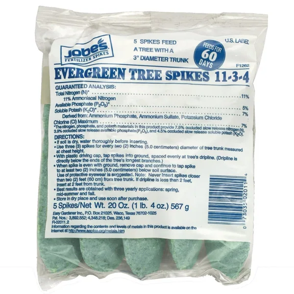 Jobe's Jobes 5ct Bulk Evergreen Tree Stakes 11-3-4