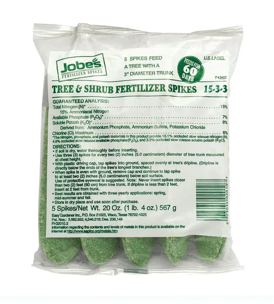 Jobes 5ct Bulk Tree Spikes 15-3-3