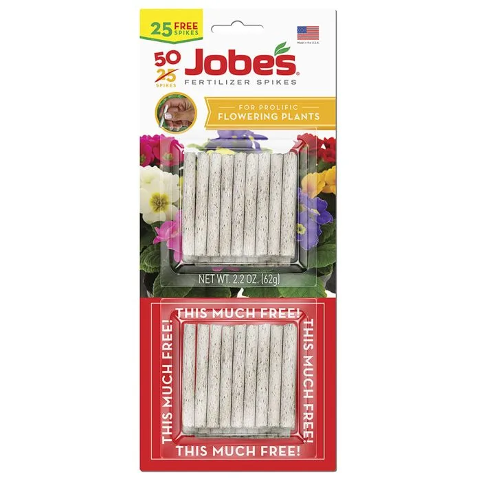 Jobes Flowering Plant Spikes 10-10-4 Twin Pack - Image 2
