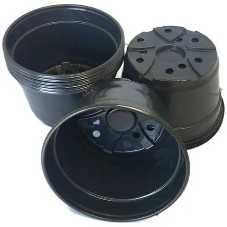 Landmark 08.00 Mum Pan Maxi Grow Coex Pot Black — Case of 300