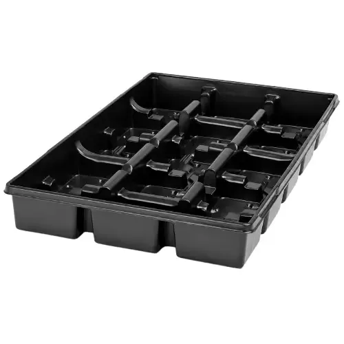 Landmark L 1020 No Center Rib With Hole Tray (Case of 100) - Image 2