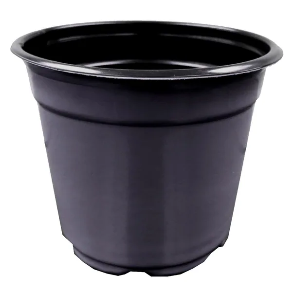 Landmark Plastic 04.50 Geranium Round Thermoformed Pot Maxi Grow Black ( X-45RMGTB ) (Case of 450)