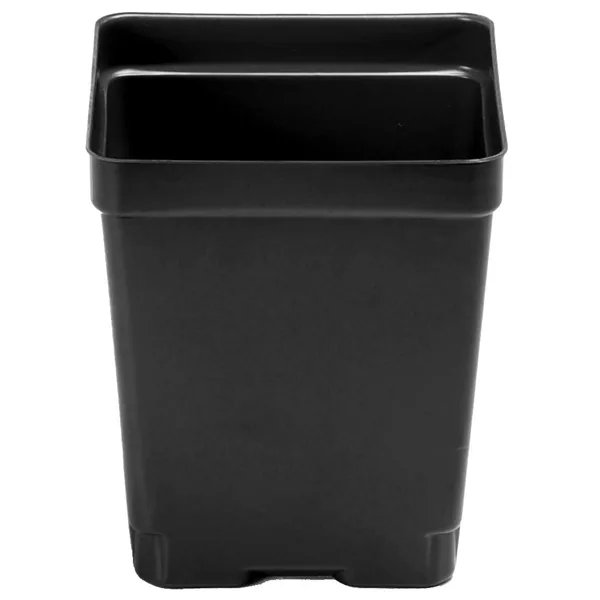 Landmark Plastic 04.50 Square Pot Deep Black (Case of 375)
