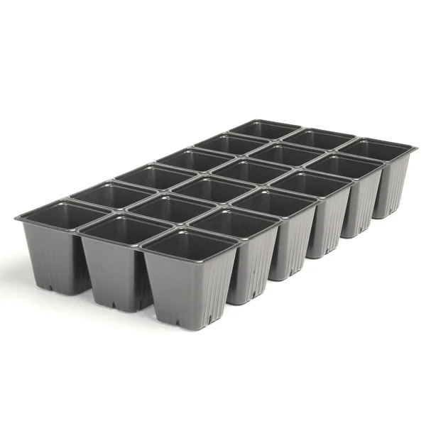 Landmark T 1801 Economy Sheet Of Pots-18 Black — Case of 100