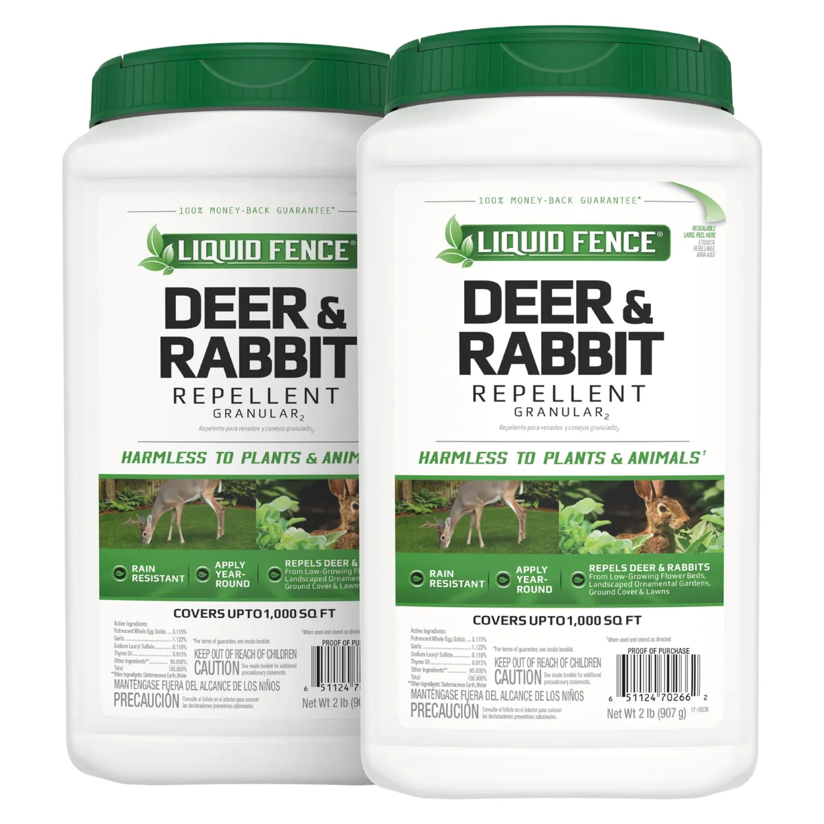 Liquid Fence 2 lbs Deer & Rabbit Repellent Granular