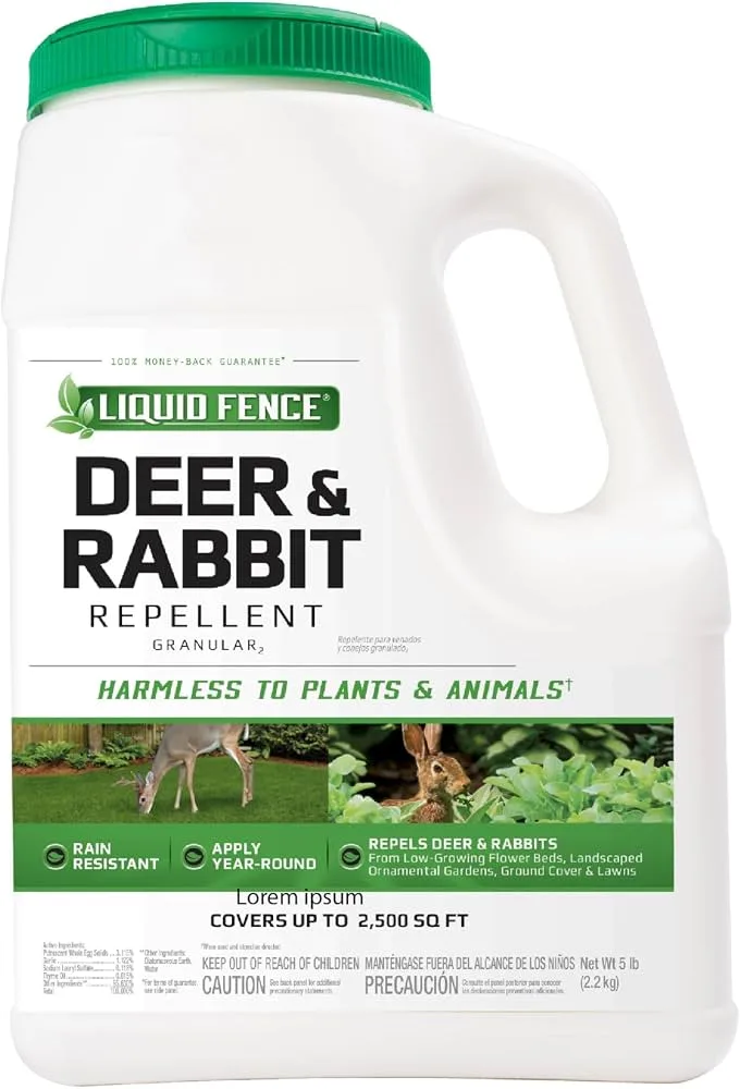 Liquid Fence 5 lbs Granular Deer & Rabbit Repellent