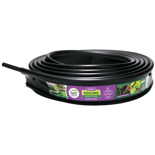 Master Mark 3.5"x20' Black Yard & Garden Edge