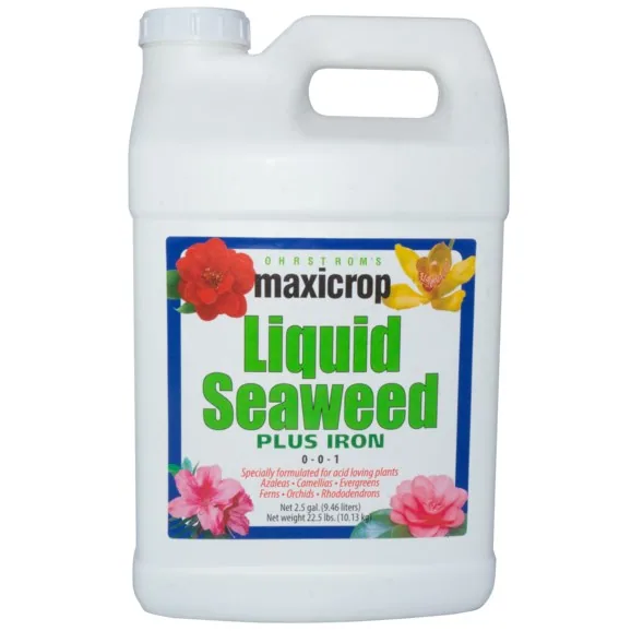 Maxicrop Liquid Seaweed Plus 2% Iron 0-0-1