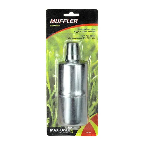 Maxpower 3/4" Cylinder Muffler For Briggs & Stratton - Image 2